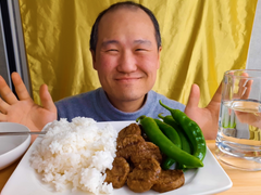 먹방 브베 - 롯데 떡갈비, 아삭이고추 먹방