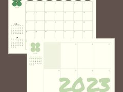 클로버 2023 굿노트 다이어리