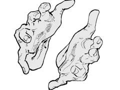 에쿠보 흑백 스티커 도안