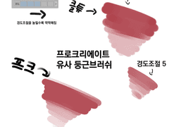 프로크리에이트 유사 둥근브러쉬
