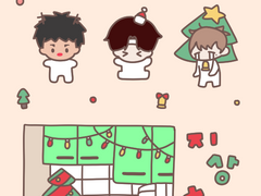 지상고 크리스마스 스티커 도안 공유