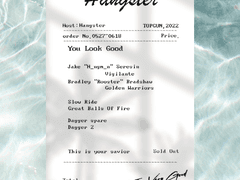 행스터(행맨루스터) 영수증 스티커 재판 통판 및 선입금 폼 안내