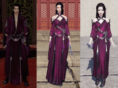 [天涯明月刀/천애명월도] 성수 계열 의상(1)