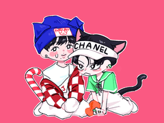 고양이인척 하는 강아지