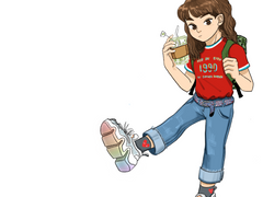 오늘의룩 그림일기