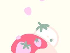 2022 12월 딸기 케이크 폰 배경화면 (무료)