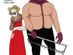 도쿄구울의 마담 A (아베 마이코) 와 스크래퍼 타로