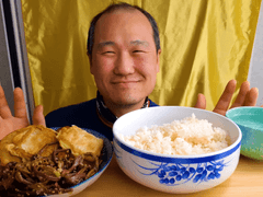 먹방 브베 - 무부침과 고사리볶음 먹방