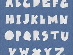 반짝이 알파벳 스티커 공유