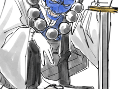 36. 별명이 아오오니인 파계승 사무라이