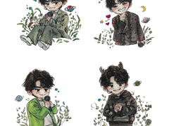 KNG스티커 도안들