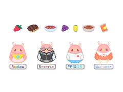 메뉴컬 연주홍 도트