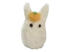 [판매중] 𝘣𝘢𝘣𝘺 𝘳𝘢𝘣𝘣𝘪𝘵 (𝘵𝘢𝘯𝘨𝘦𝘳𝘪𝘯𝘦 𝘰𝘯 𝘵𝘰𝘱) 귤을 얹고 있는 아기토끼 양모펠트인형