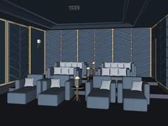 [웹툰 스케치업] 프라이빗 영화관과 미니 바