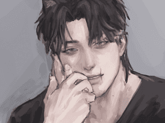 옛날그림 리터칭