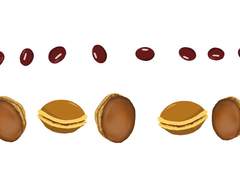 [클립스튜디오] 화과자 도라야끼 브러쉬 배포 (팥알갱이 브러쉬 무료 배포)