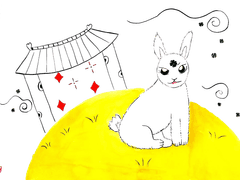 그 별엔 토끼신들의 "여행의 문"을 지키고 있는 토끼신이 있답니다. :D