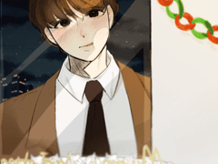 케이크를 구경하는 취객 민지헌