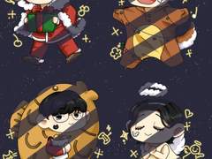 세븐틴 크리스마스 키링 도안