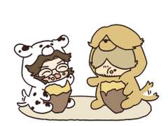 [도안배포] 간부뭉이 군고구마 ver.