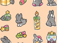 굿노트 : 크리스마스 깜토♥ 스티커