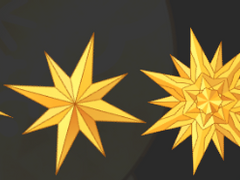 크리스마스 별 브러쉬+화상소재