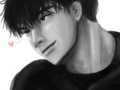 흑백그림 커미션