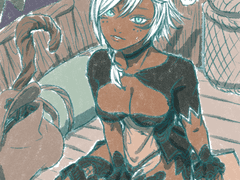 그라하랑 자캐 낙서 몇 개