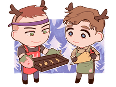 [R5/그림/크리스마스쿠키만들기!]