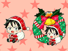 성탄절 원피스 키링 유료도안