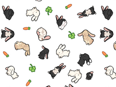 2023癸卯年(계묘년) 토끼 데코브러쉬+패턴