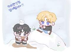 코미션 덤 그림들