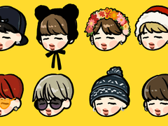 한입 지미니 머리 도안