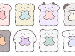 행운부적스티커 도안 유료배포