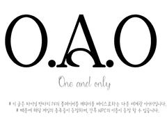 O.A.O : One and only 02