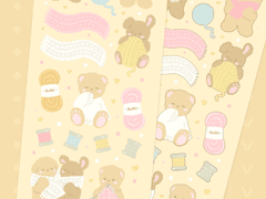 Knitted Warmth / 굿노트 니트 스티커