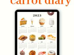 2023 carrot diary 연간 달력 calendar