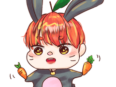 ! 움칫움칫 토끼 고정 커미션