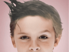 어린이 티모시 증명사진 보정