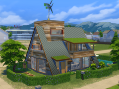 심즈 4 건축 - Eco Triangle