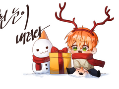 흰눈이 내려와 포토카드 배포!