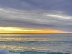 Croissant sur la mer