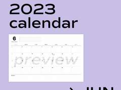 2023-JUNE | 2023 6월 달력 pdf + 🎁