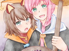 [에스리타] 할로윈 기념으로 그렸던 것+덤