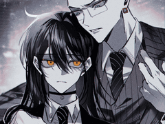 LD 겨울 흑백 흉상 커미션