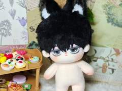 솜인형 개인제작 후기 : 흑발흑안 - 15cm