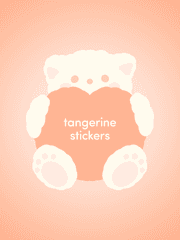 tangerine stickers