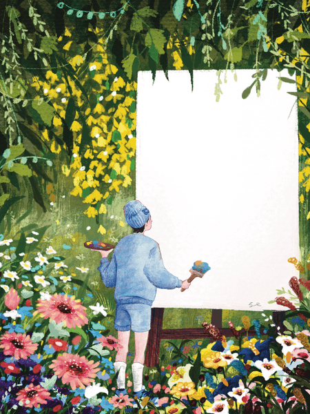 <숲과 그림> 이야기는,