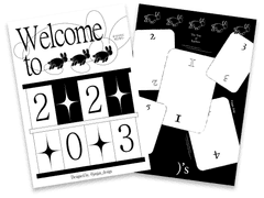 [무료] 2023 토끼의 해 버킷리스트 템플릿 (굿노트)