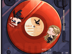 턴테이블 고정틀 커미션